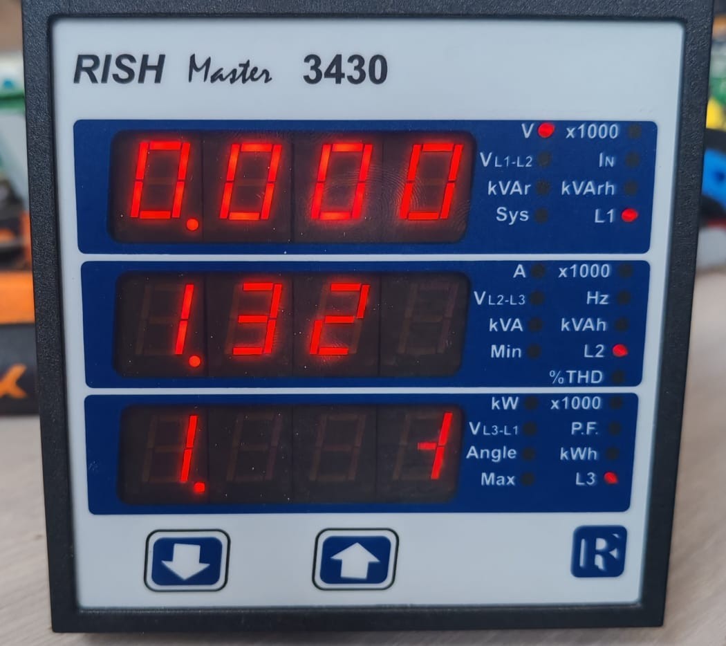 rishab Rish Master 3430 Rish Master 3430 Multi-Function Meter 300V with RS485 + two pulse output 2