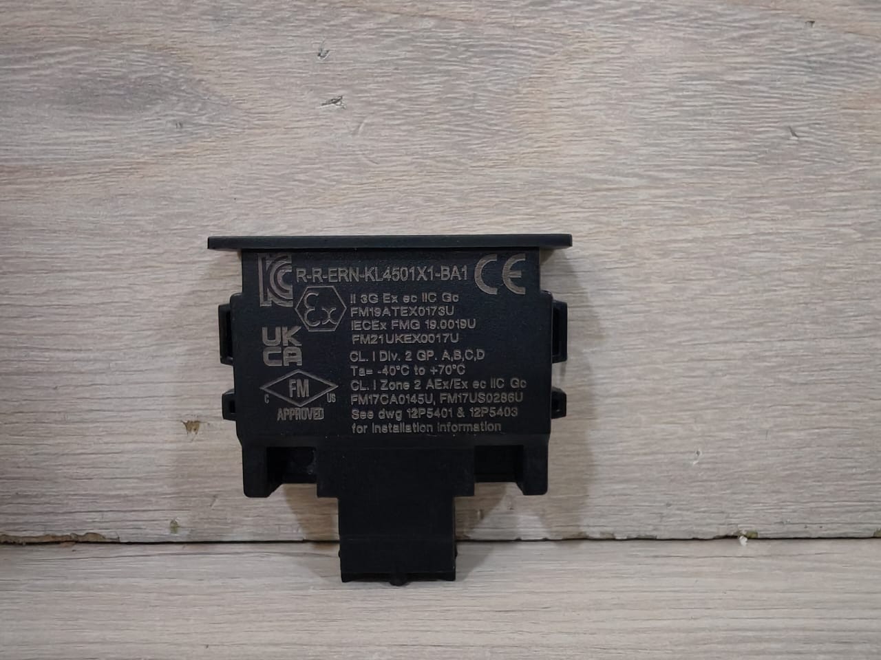 FISHER ROSEMOUNT 12P4983X702 FISHER ROSEMOUNT KL4501X1-BF1 ADDRESS Plug No.6 12P4983X702 REV. M 2