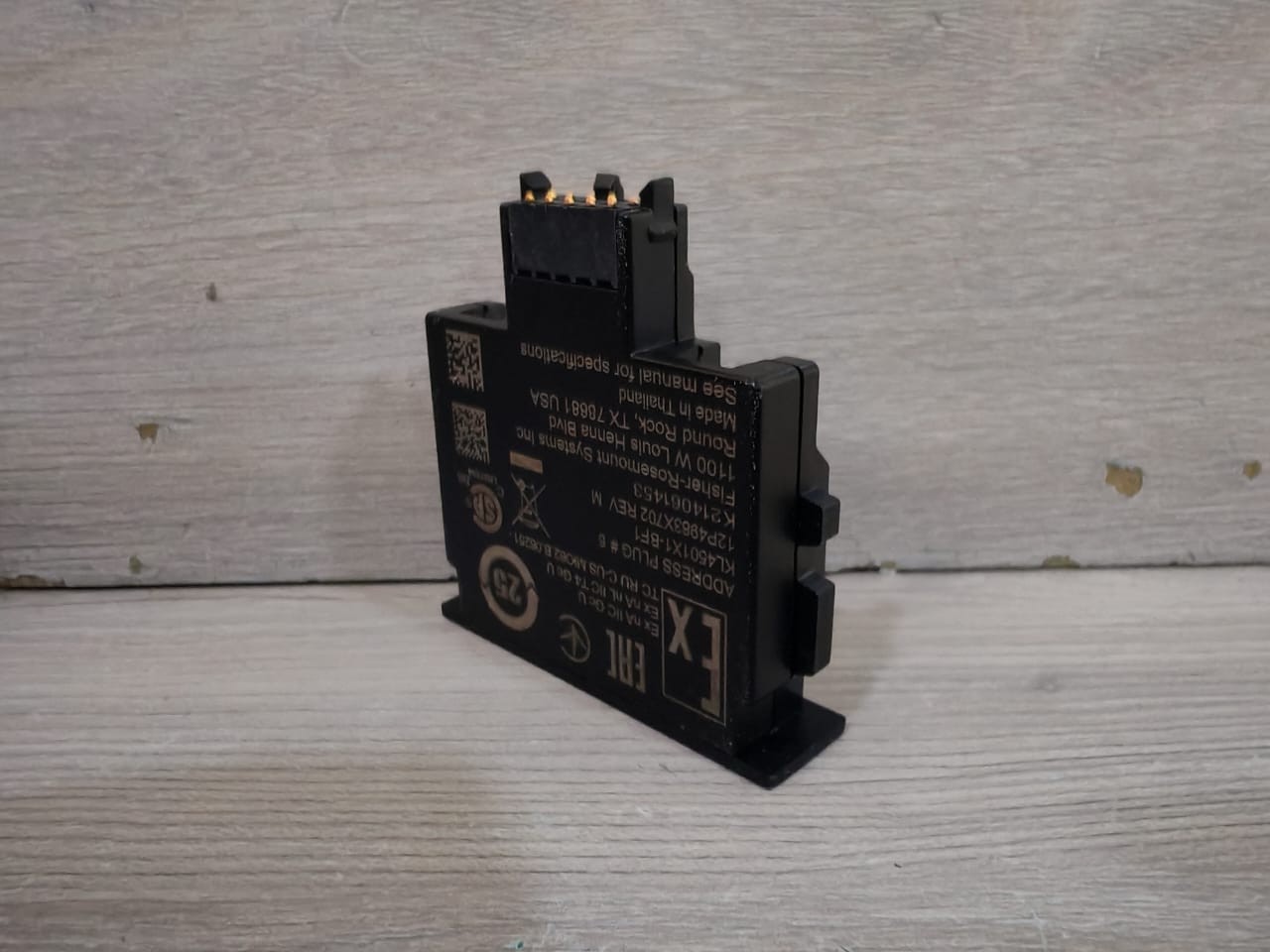 FISHER ROSEMOUNT 12P4983X702 FISHER ROSEMOUNT KL4501X1-BF1 ADDRESS Plug No.6 12P4983X702 REV. M 5