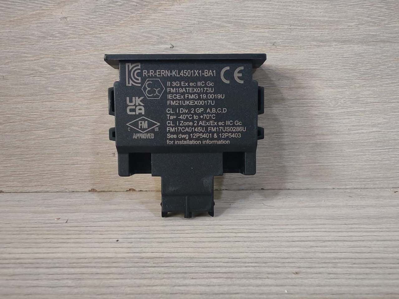 FISHER ROSEMOUNT 12P4983X672 FISHER ROSEMOUNT KL4501X1-BC1 ADDRESS Plug No.3 12P4983X672 REV. M 2