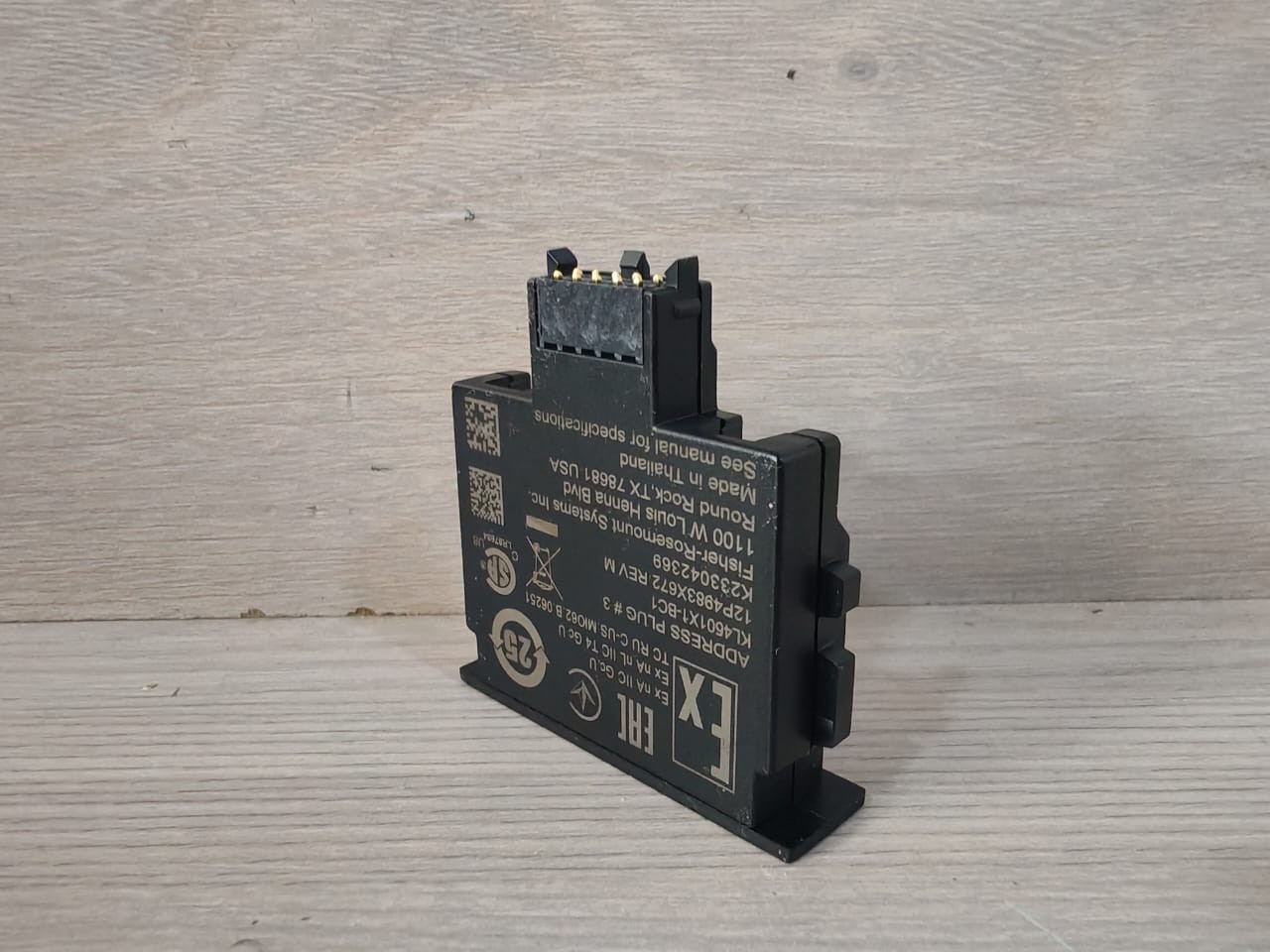 FISHER ROSEMOUNT 12P4983X672 FISHER ROSEMOUNT KL4501X1-BC1 ADDRESS Plug No.3 12P4983X672 REV. M 5