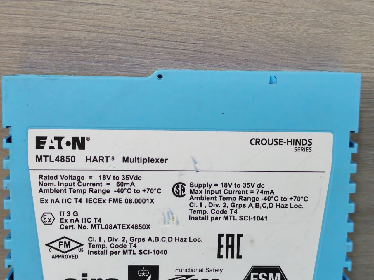 Eaton MTL4850 Eaton MTL4850 HART Multiplexer 2