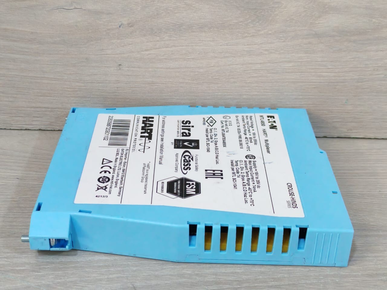 Eaton MTL4850 Eaton MTL4850 HART Multiplexer 6