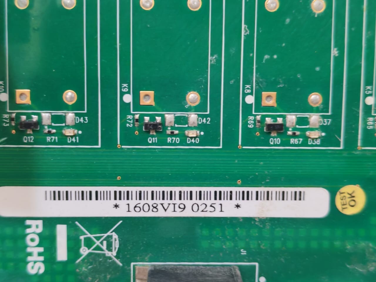 Unbranded 1608VI9 0251 T0R002B-202 PCB Board 1608VI9 0251 3