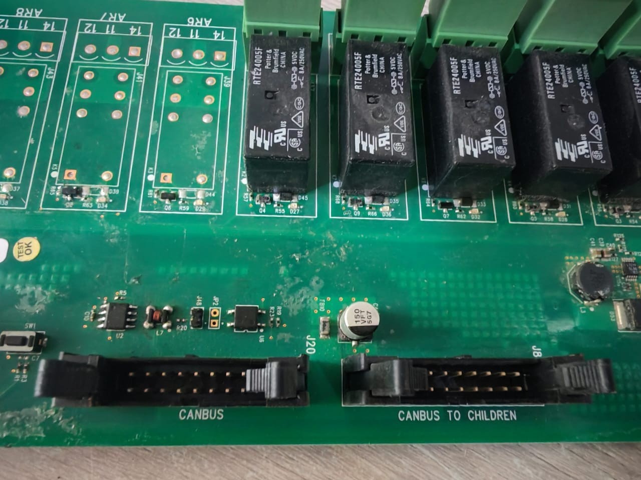 Unbranded 1608VI9 0251 T0R002B-202 PCB Board 1608VI9 0251 4