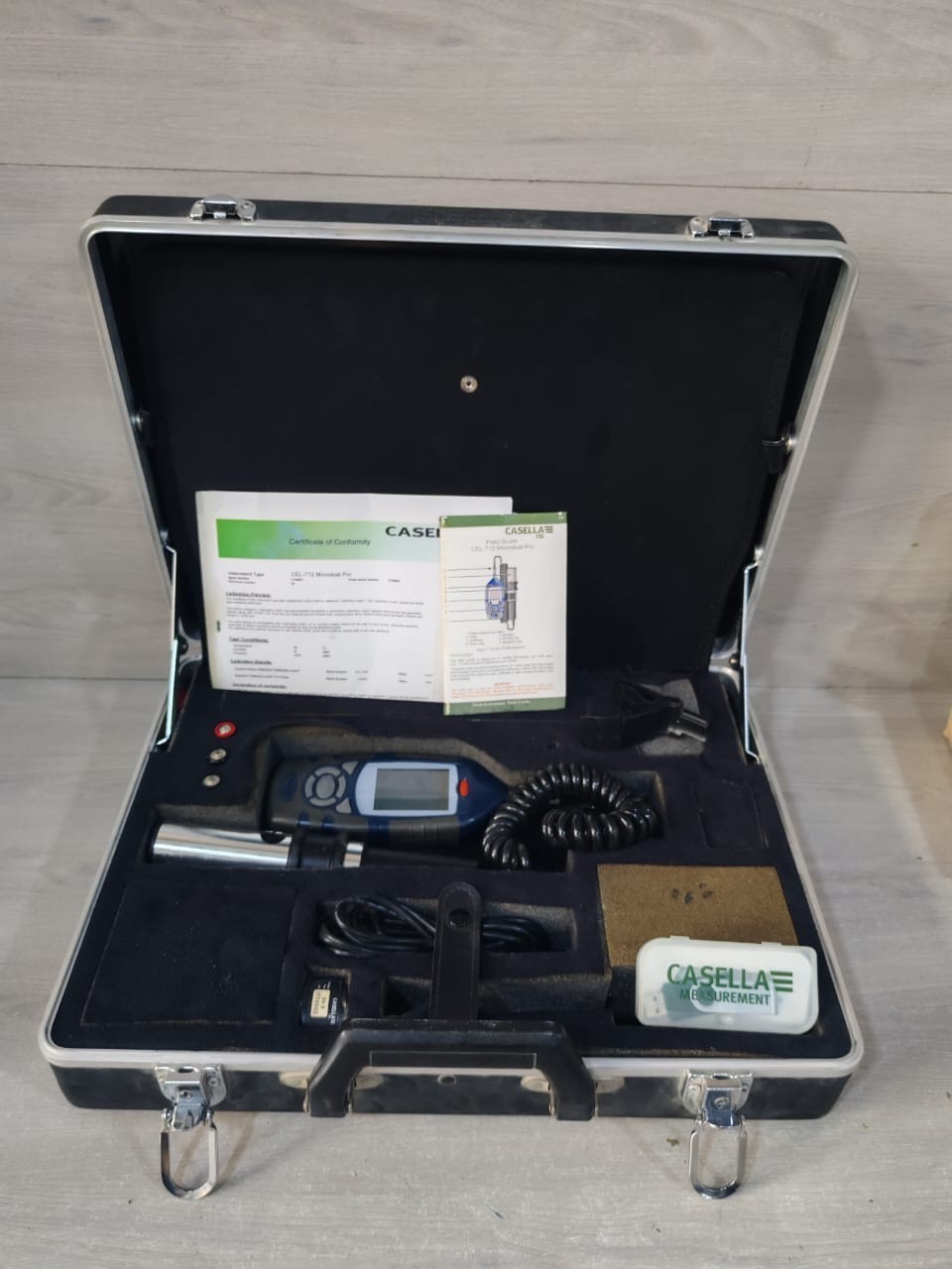 CEL CEL-712 CASELLA CEL-712 F/W VER. 206-017-02 MICRODUST SERIES PRO TESTER-INCOMPLETE ACCS 5