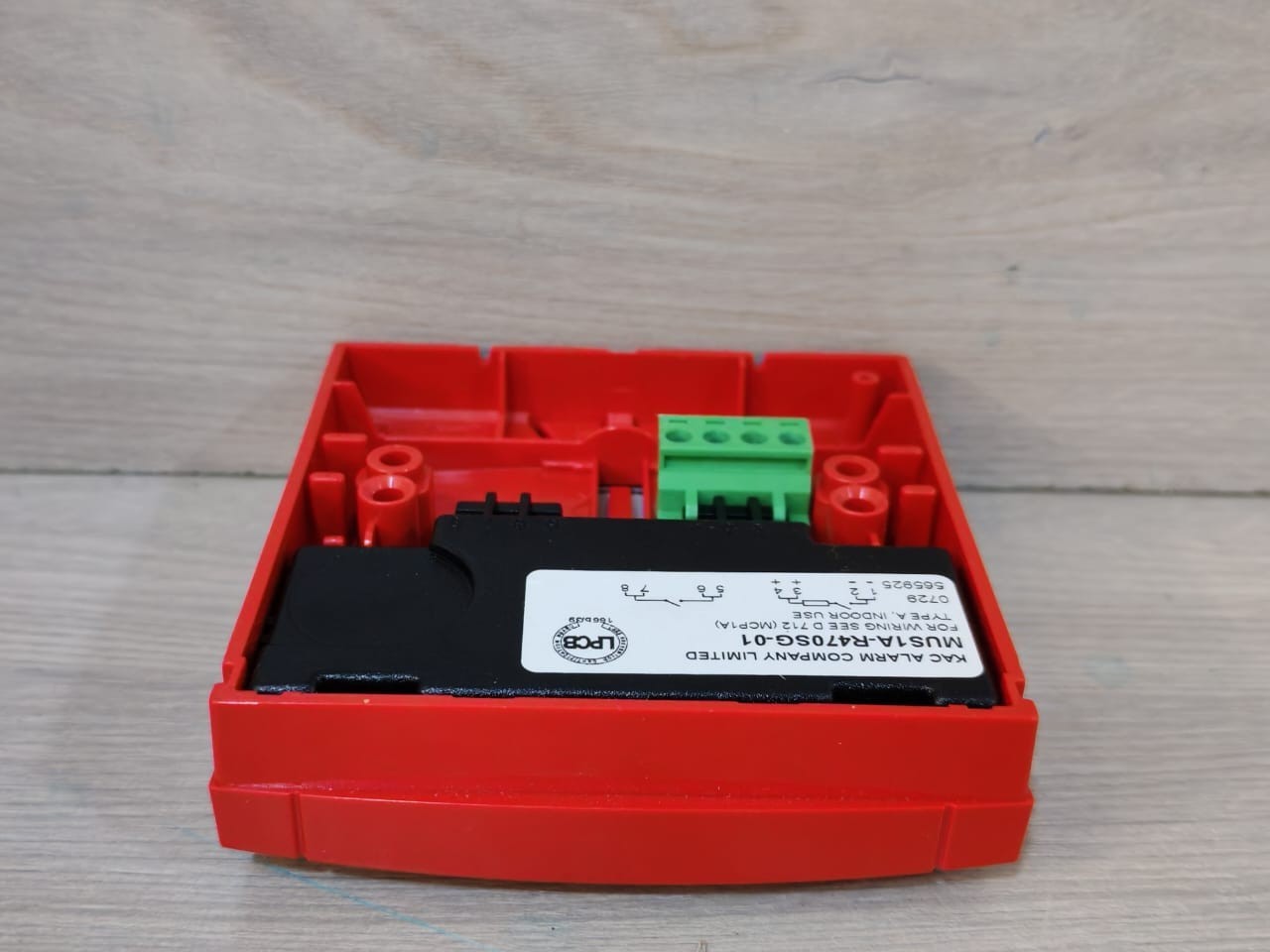 KAC ALARM R470SG-01 Kac Alarm MUS1A-R470SG-01 Indoor Break Glass Point- & w/o back cover 4