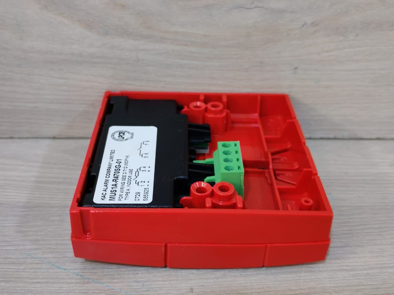 KAC ALARM R470SG-01 Kac Alarm MUS1A-R470SG-01 Indoor Break Glass Point- & w/o back cover 6