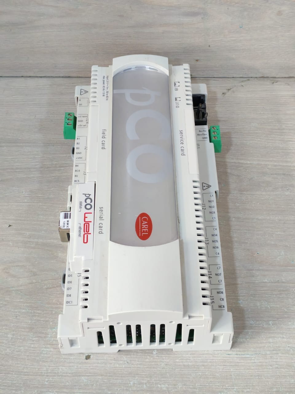 CAREL PCO3000AS0 REV.2.011 W/ PCO WEB PC01000WBO CAREL PCO PCO3000AS0 REV.2.011 W/ PCO WEB PC01000WBO PROGRAMMABLE CONTROLLER 8