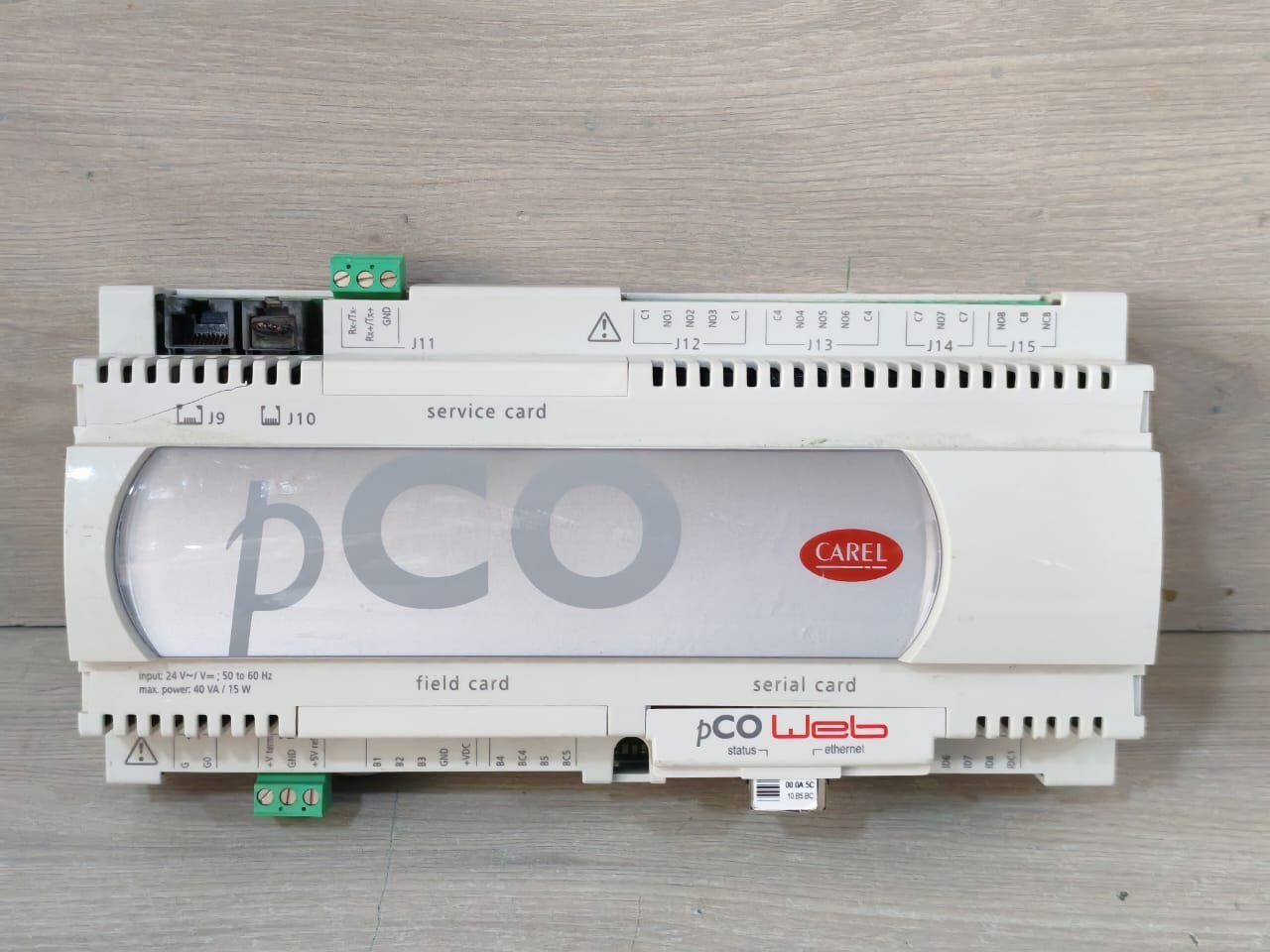 CAREL PCO PCO3000AS0 REV.2.011 W/ PCO WEB PC01000WBO PROGRAMMABLE CONTROLLER
