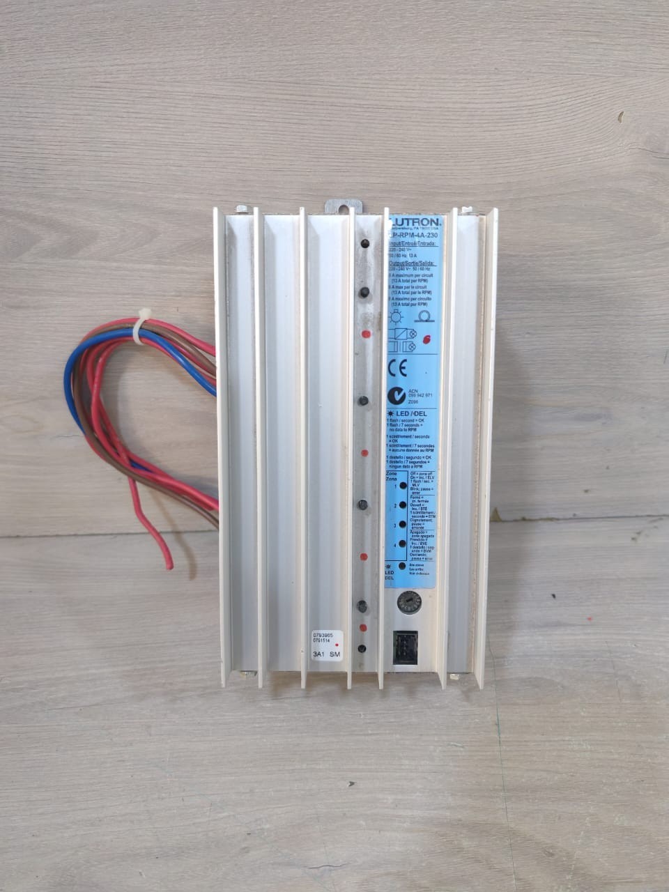 LUTRON LP-RPM-4A-230 REMOTE POWER MODULE 220-240V