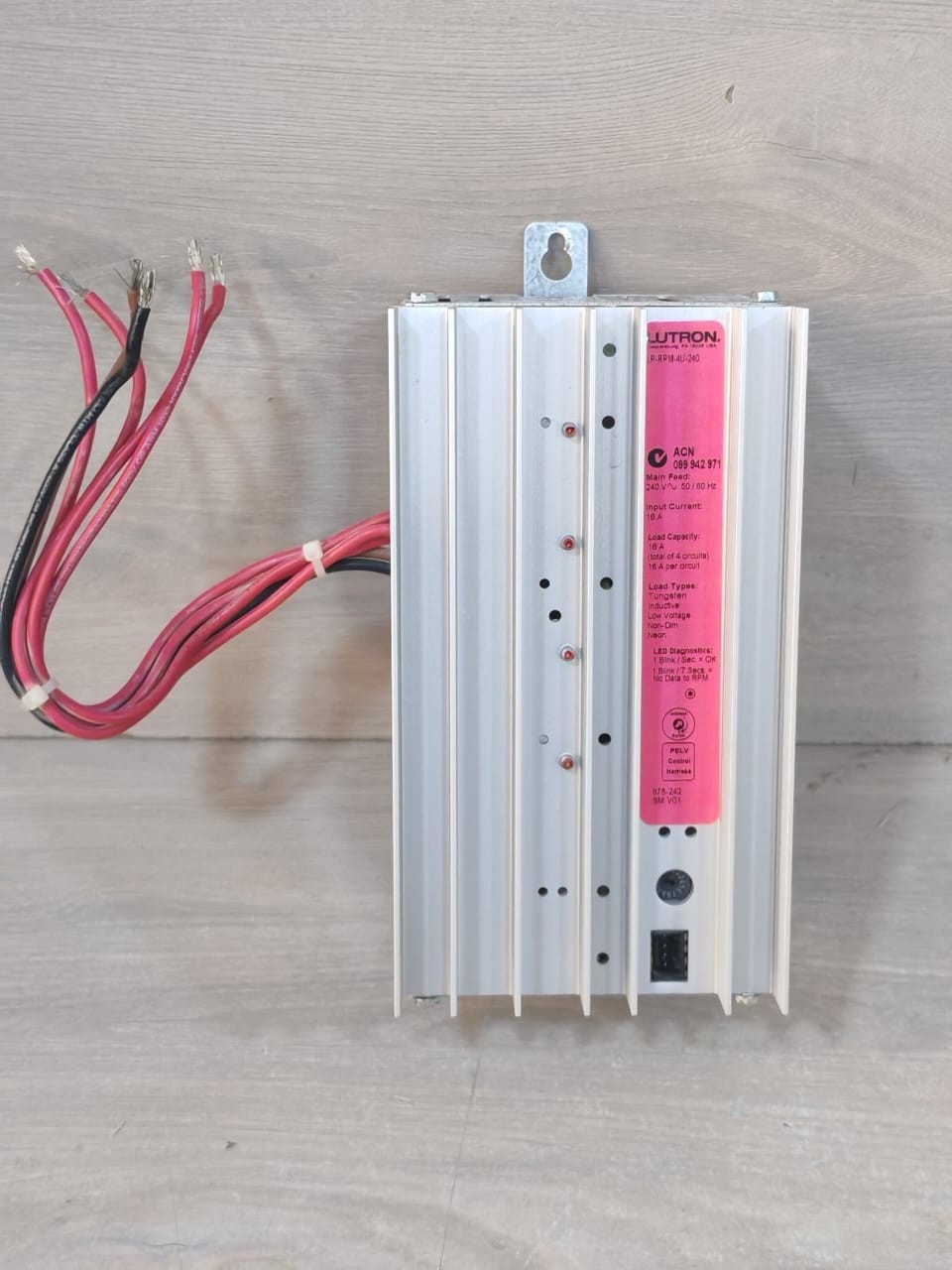 LUTRON LP-RPM-4A-240 REMOTE POWER MODULE 240V