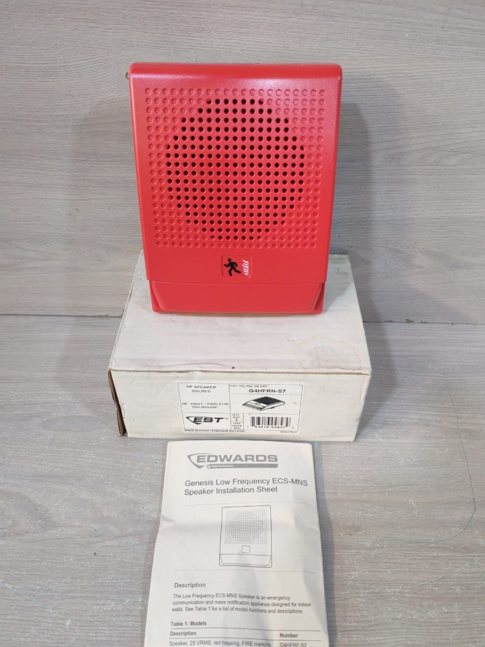 EST G4HFRN-S7 HF INDOOR WALL SPEAKER REV.01 70V