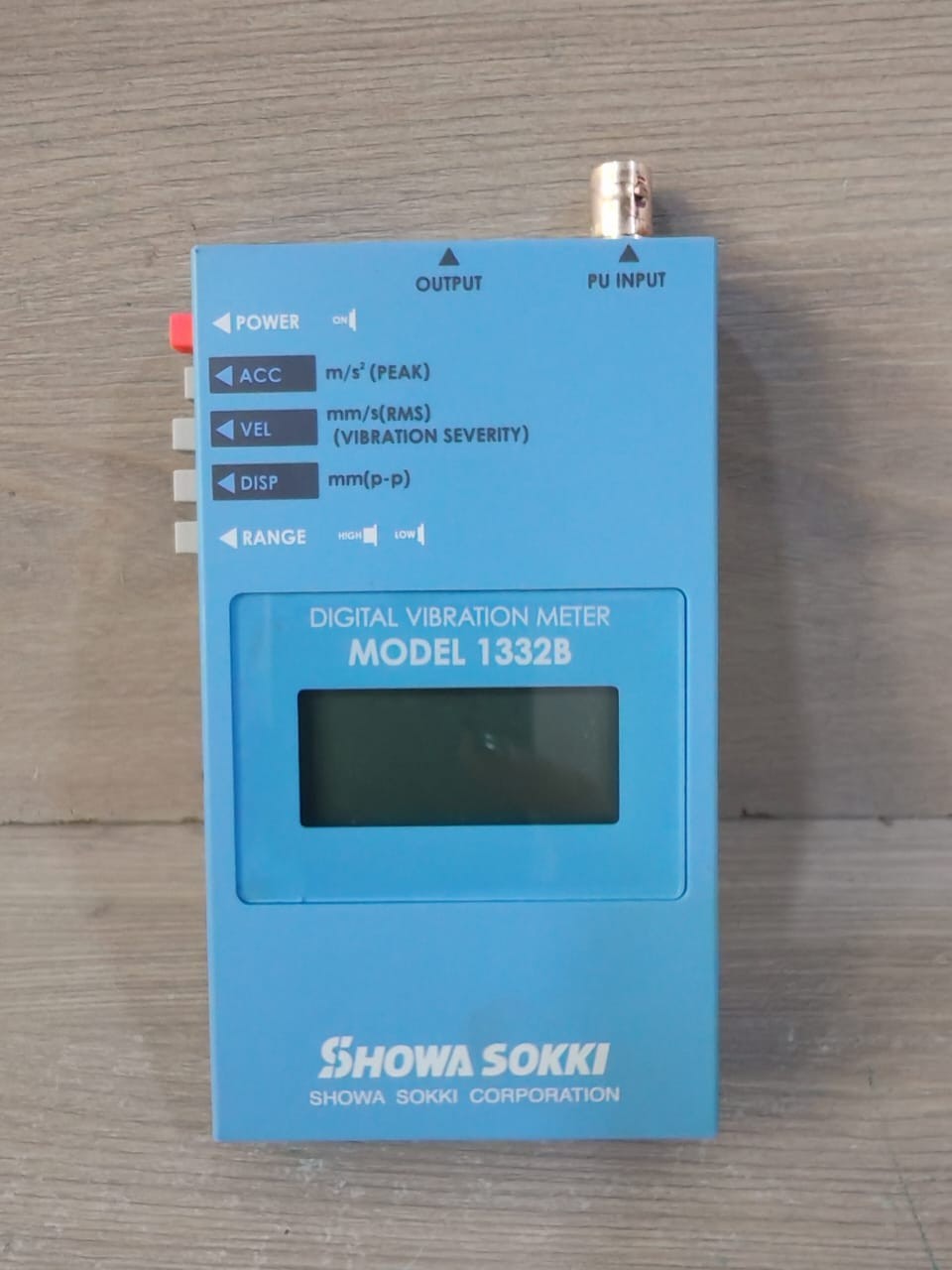 SHOWA SHOKKI 1332B SHOWA SHOKKI MODEL-1332B DIGITAL VIBRATION METER 3