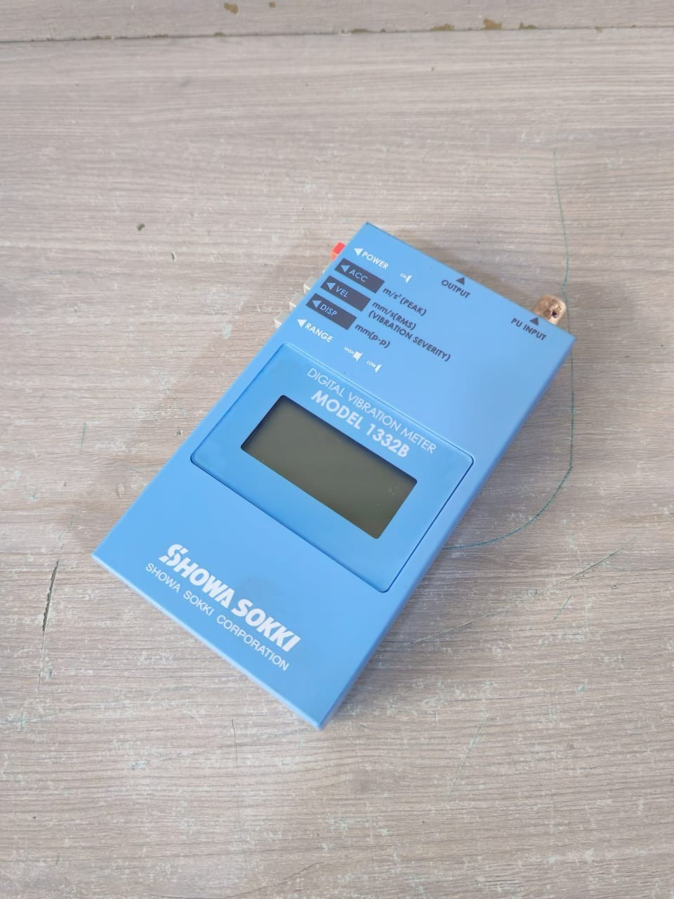 SHOWA SHOKKI 1332B SHOWA SHOKKI MODEL-1332B DIGITAL VIBRATION METER 6