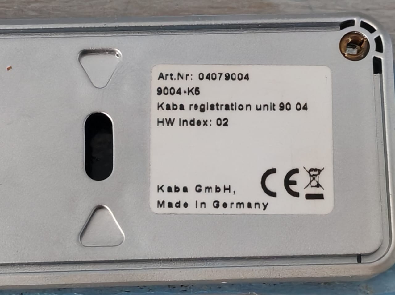 DORMAKABA 9004-K5 DORMAKABA 9004-K5 Registration Unit 6
