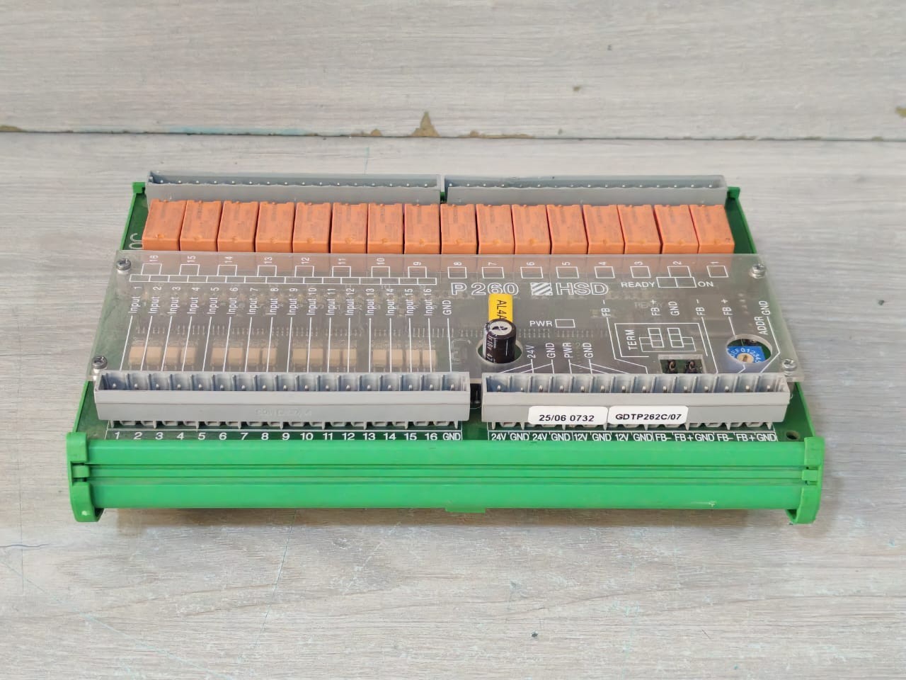 HSD P260C HSD P260C I/O INTERFACE CONTROLLER BOARD 24V 8