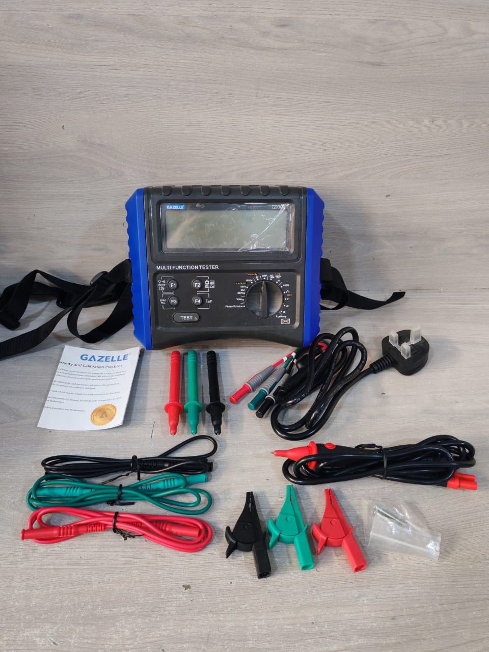 GAZELLE G9309 MULTIFUNCTION INSTALLATION TESTER 250V