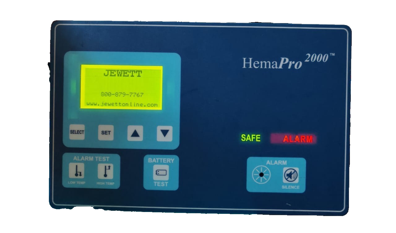 JEWETT HP2000 JEWETT HEMAPRO 2000 HP2000 CONTROL PANEL 2