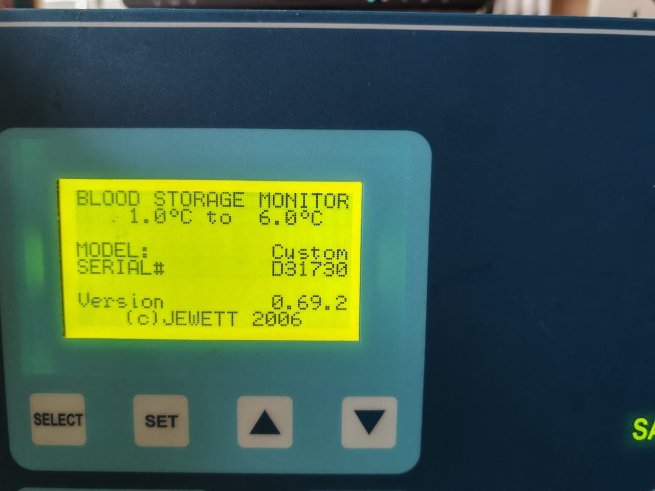 JEWETT HP2000 Jewett Hemapro 2000 HP2000 Control Panel Tried & 3