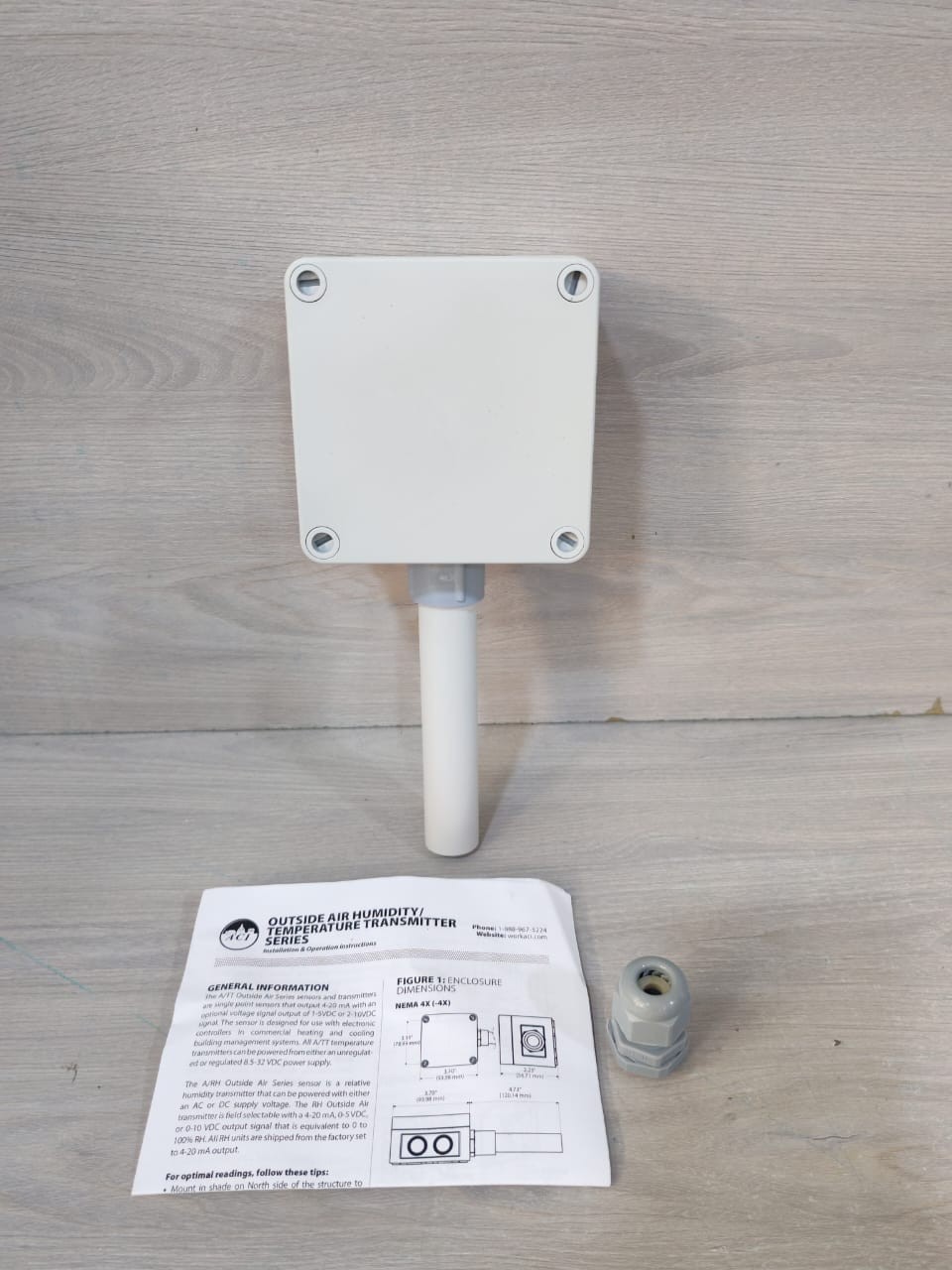 ACI A/RH2 TT100 O 4X 4 A/RH2 TT100 O 4X 4 Relative Humidity With Temperature Sensor