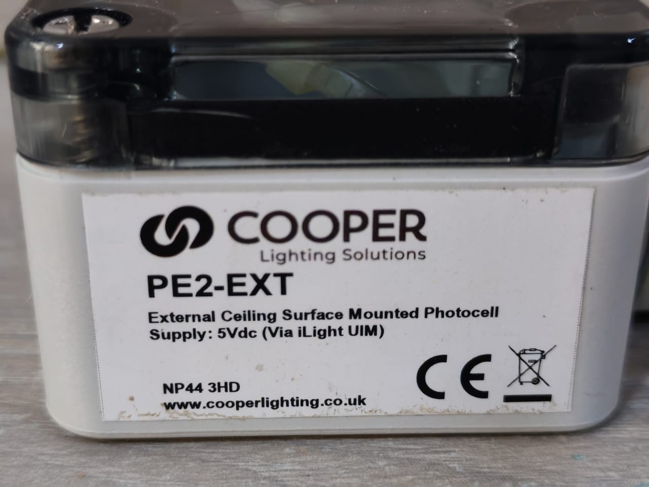 ILIGHT COOPER PE2-EXT Ilight Cooper PE2 EXT Cooper PE2 EXT External Ceiling Surface Mounted Photocell 5VDC 6