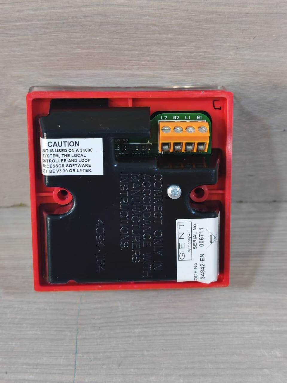 GENT BY HONEYWELL 34842-EN GENT BY HONEYWELL 34842-EN MCP SURFACE + COVER EN54 8