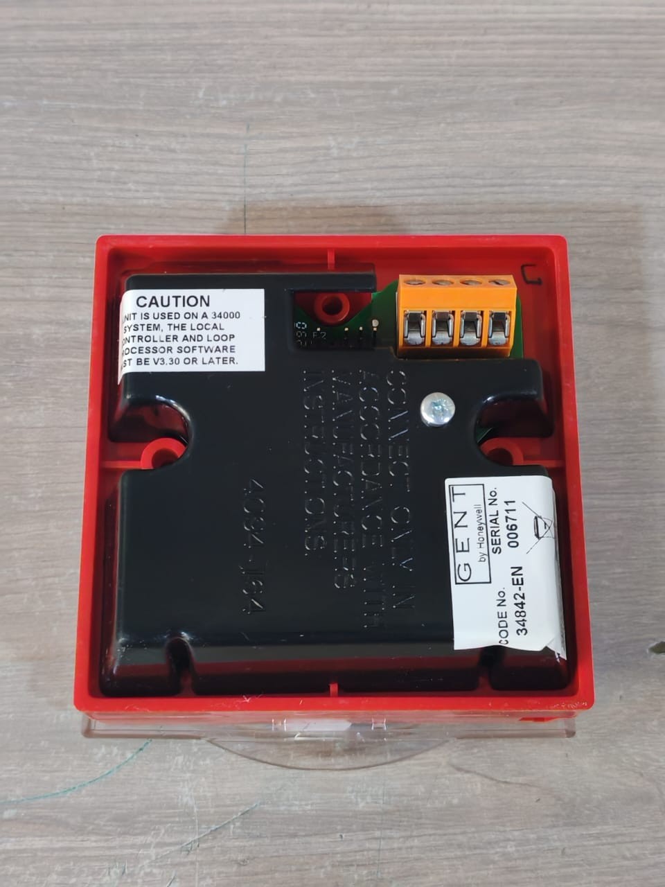 GENT BY HONEYWELL 34842-EN GENT BY HONEYWELL 34842-EN MCP SURFACE + COVER EN54 9