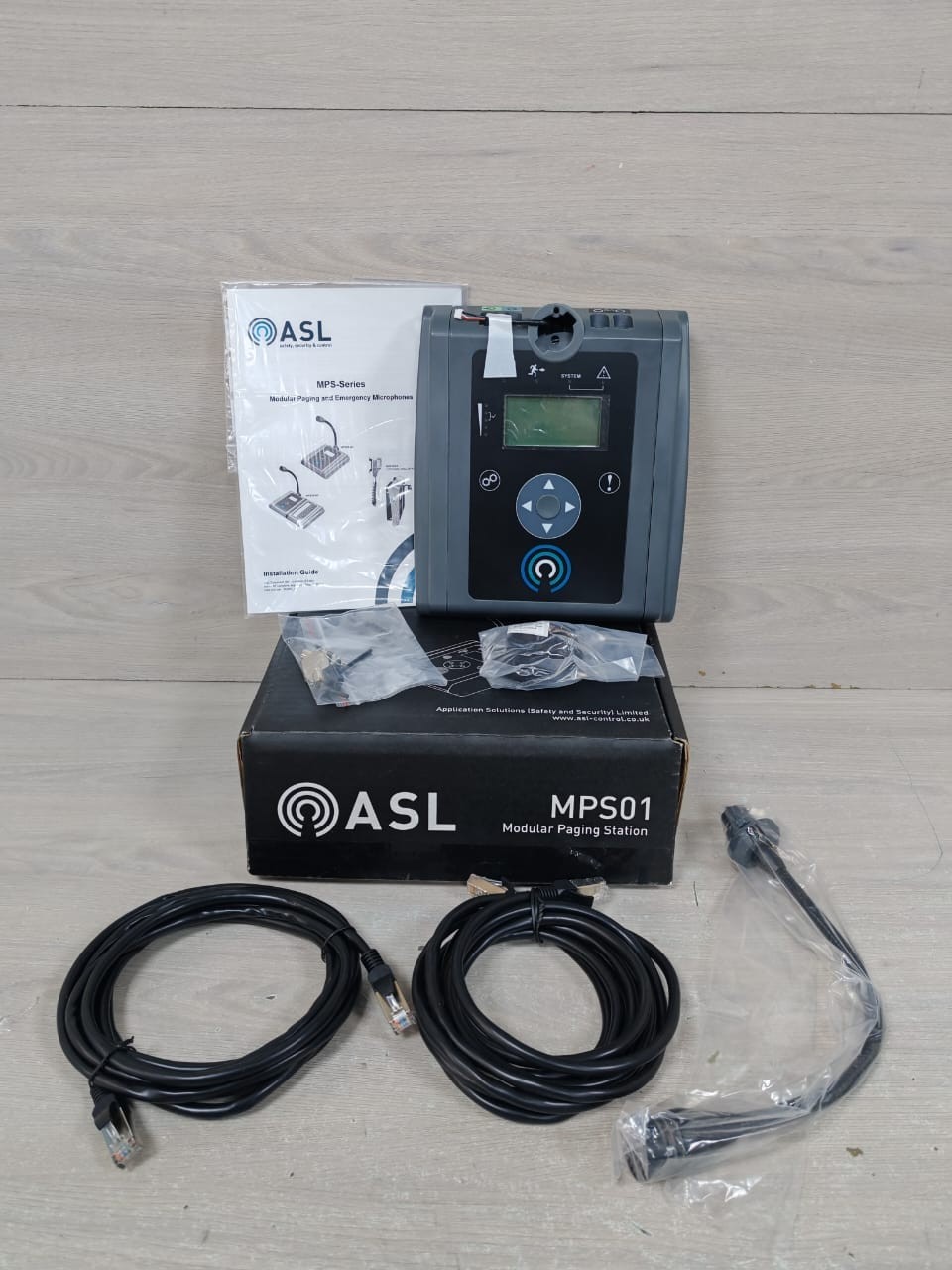 ASL MPS01 / MPS01-G0-IP MODULAR PAGING & EMERGENCY MICROPHONES