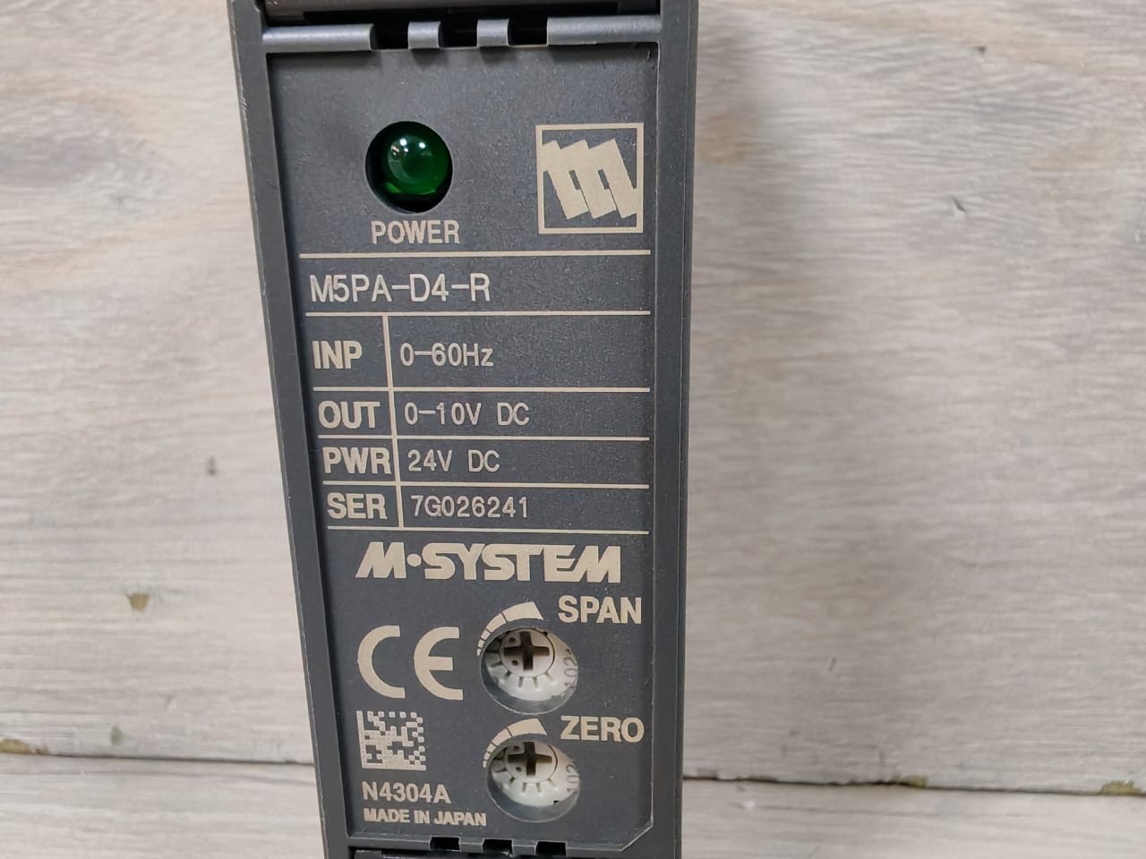 M-SYSTEM M5PA-D4-R M-SYSTEM M5PA-D4-R SIGNAL ISOLATOR MODULE 2