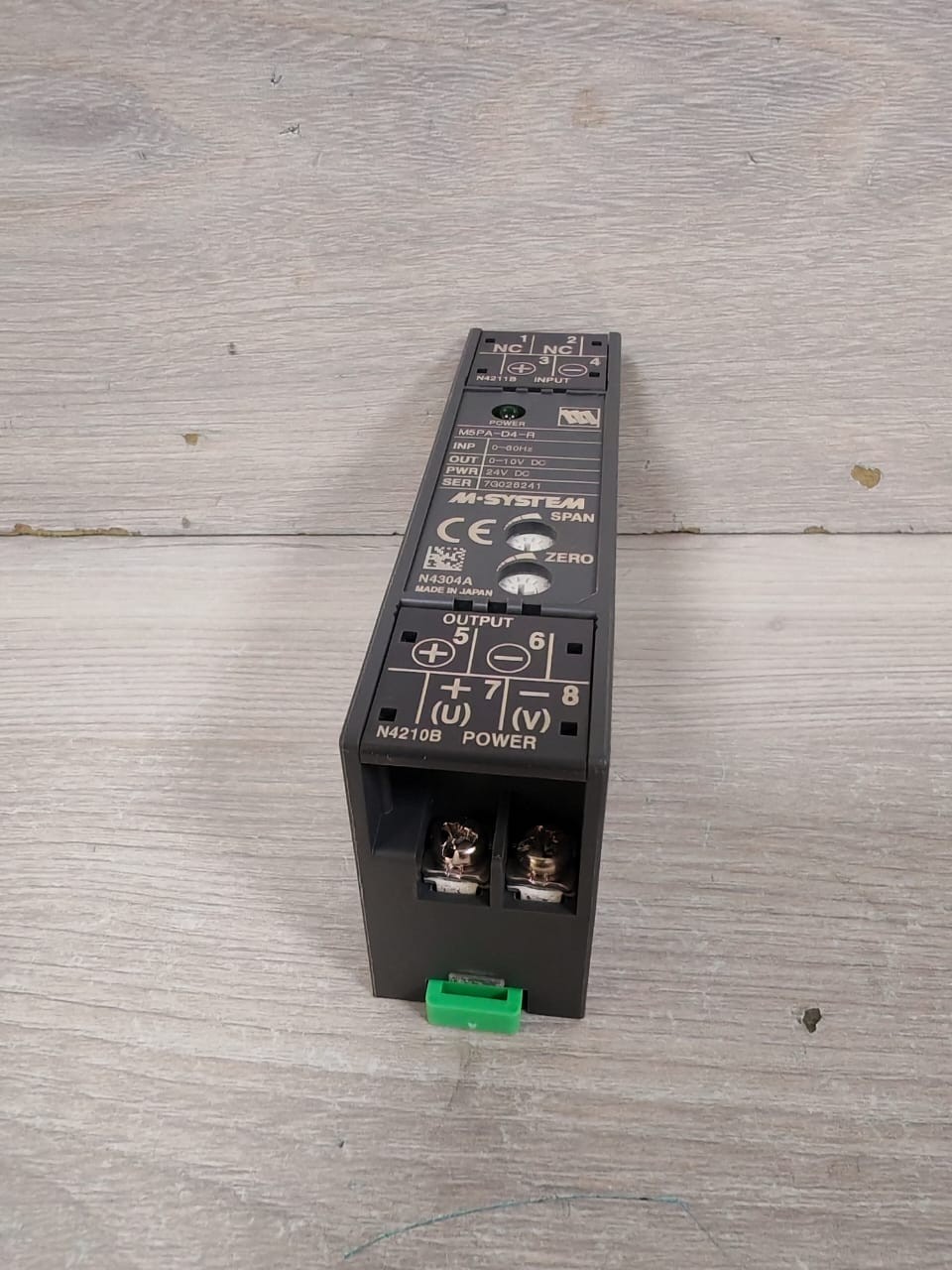 M-SYSTEM M5PA-D4-R M-SYSTEM M5PA-D4-R SIGNAL ISOLATOR MODULE 4