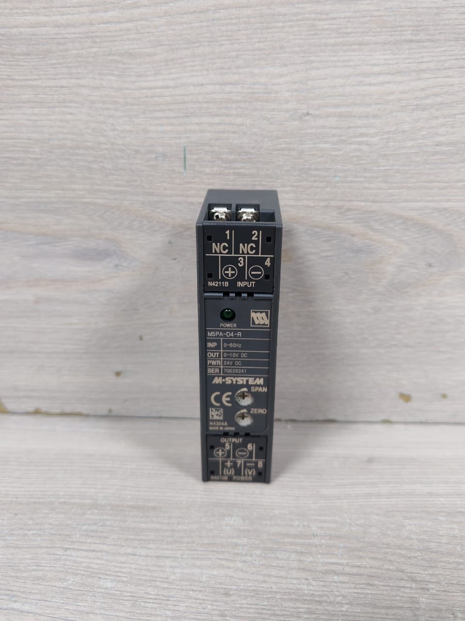 M-SYSTEM M5PA-D4-R SIGNAL ISOLATOR MODULE