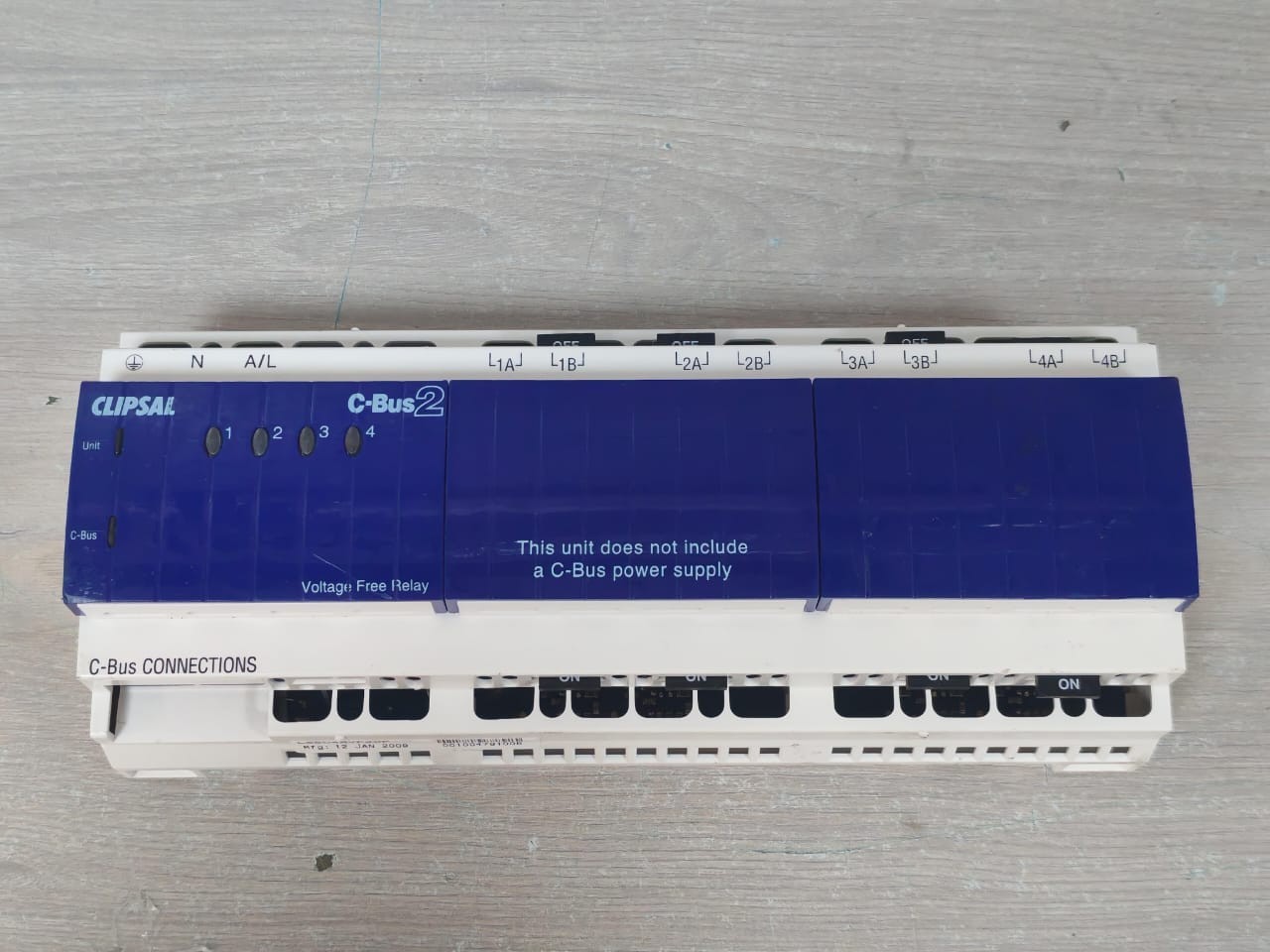 Clipsal L5504RVF20 / LE5504TRVF20 CLIPSAL C-BUS2 L5504RVF20 / LE5504TRVF20 4-CHANNEL VOLTAGE FREE RELAY (MFG-2009) 6