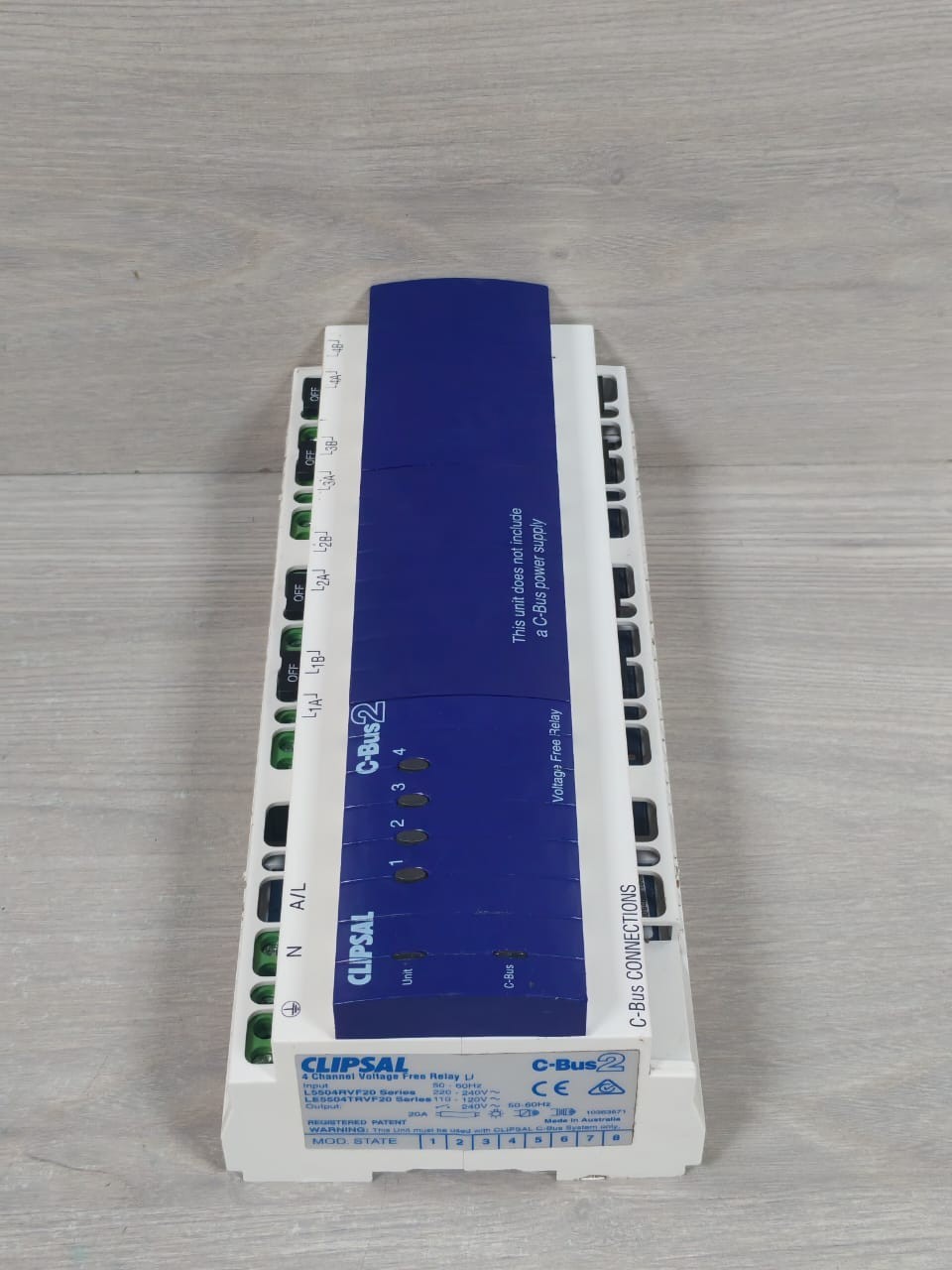 Clipsal MFG-2010 CLIPSAL C-BUS2 L5504RVF20 / LE5504TRVF20 4-CHANNEL VOLTAGE FREE RELAY (MFG-2010) 8