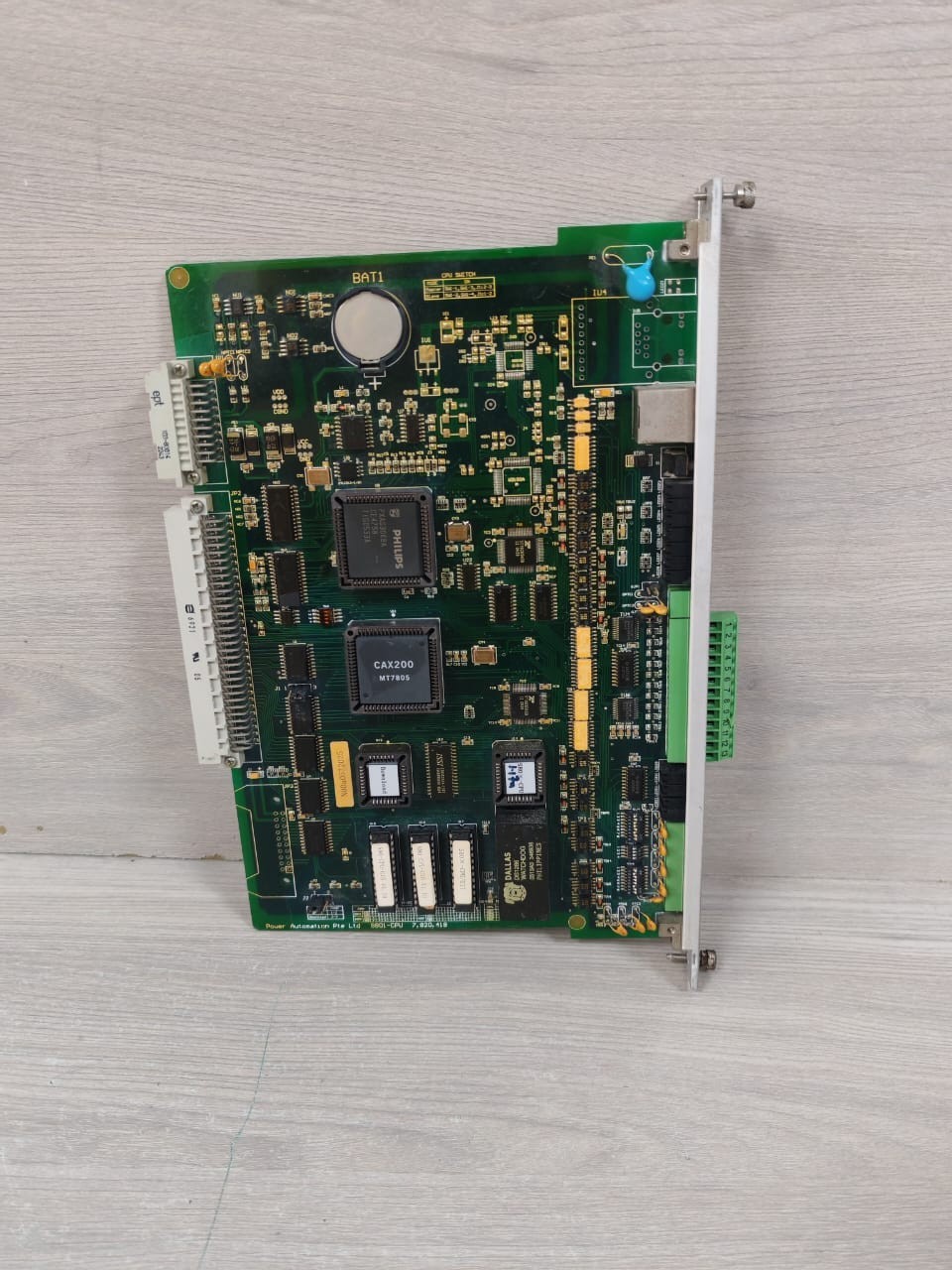POWER AUTOMATION S801-CPU 7.820.418 POWER AUTOMATION CPU S801-CPU 7.820.418 CONTROL BOARD - WITH RUSTY PART 8