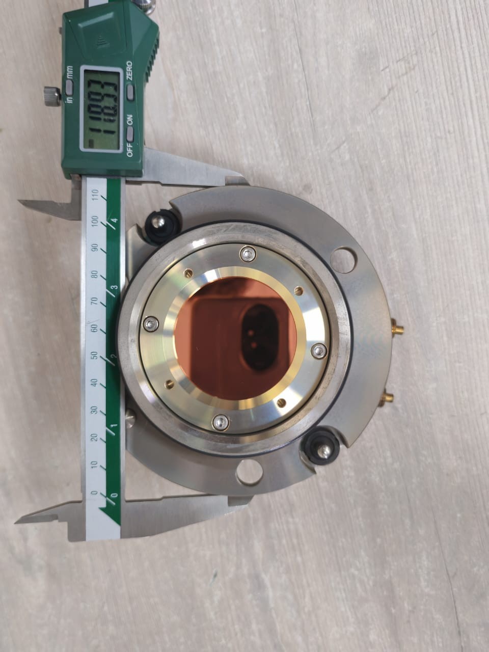 Fanuc C4000I-B Fanuc Laser Mirror Assembly 12mm Removed from Fanuc Laser C4000i-B 3