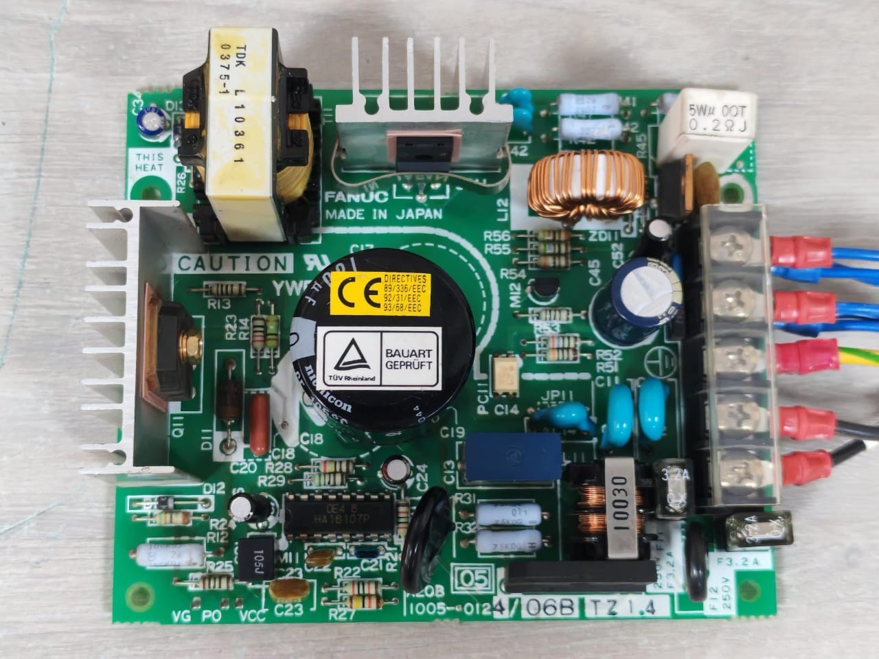 FANUC A20B I005-0124/06B TZ01.4 / A350-I005-T122/05 FANUC A20B I005-0124/06B TZ01.4 / A350-I005-T122/05 PCB CARD 8