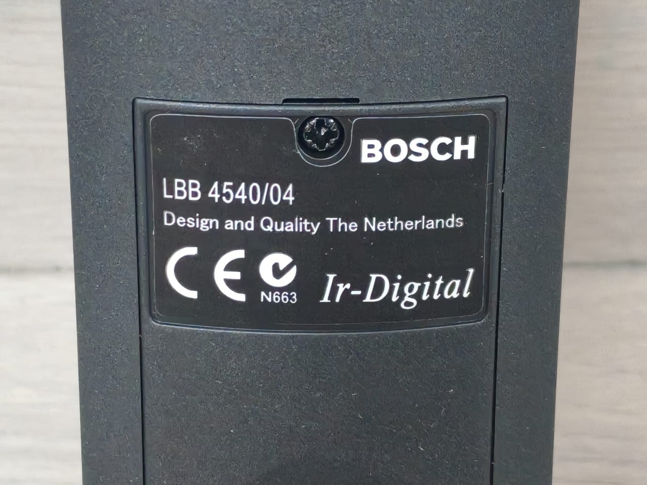 Bosch F01U508294 Bosch LBB4540/04 Integrus Pocket Receiver 4 Channel F01U508294 HW04/02 WK:1046 3