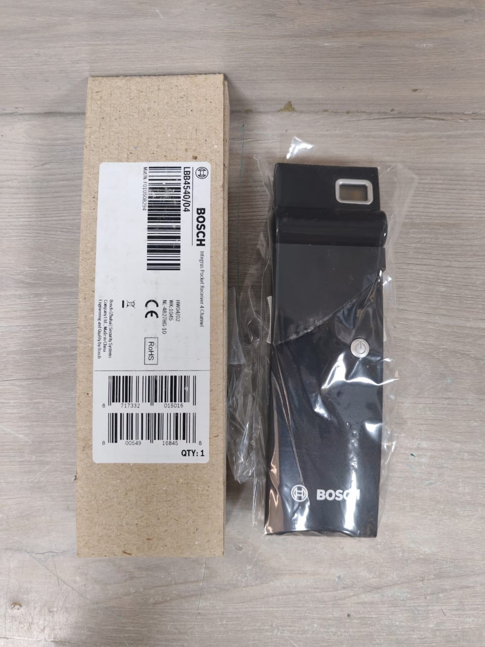 Bosch F01U508294 Bosch LBB4540/04 Integrus Pocket Receiver 4 Channel F01U508294 HW04/02 WK:1045 2