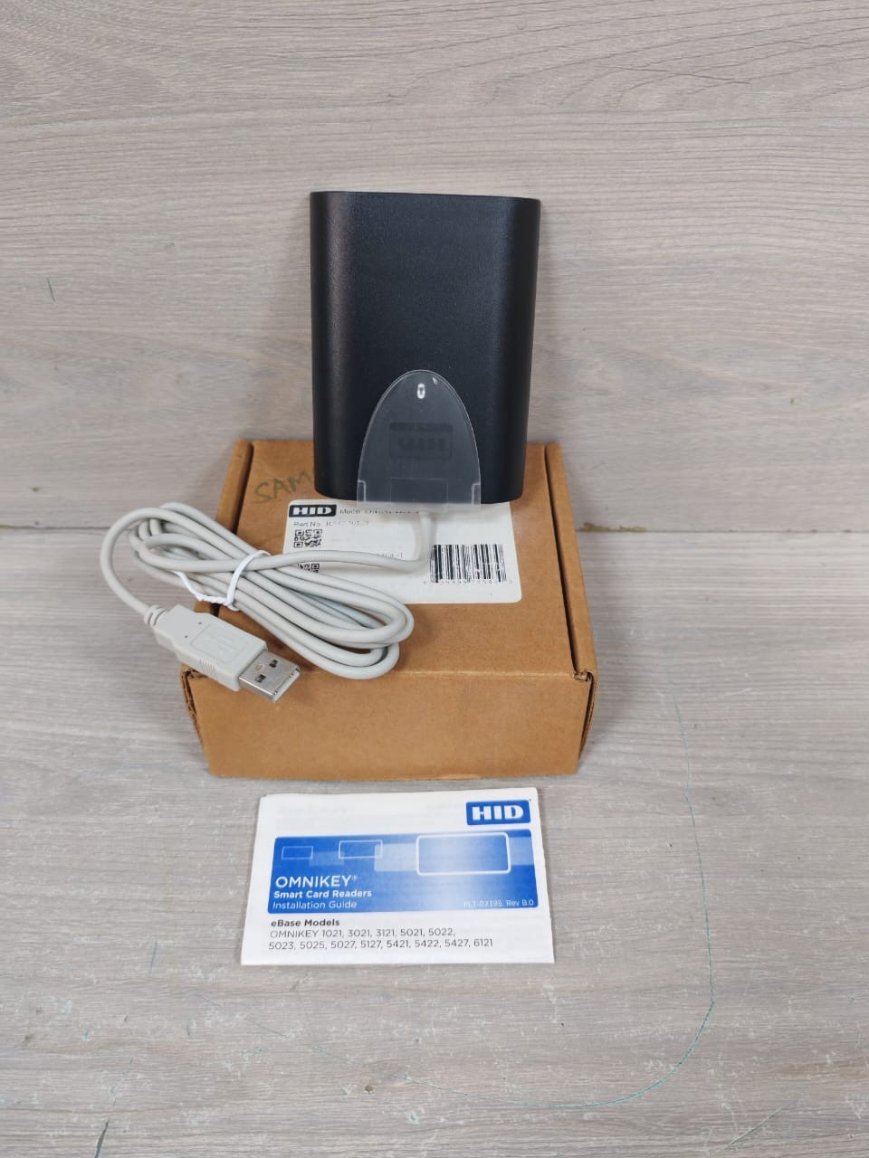HID OMNIKEY 5427 G2 P/N:R54270101 REV.D SMART CARD READER- W/ FILTHY BOX