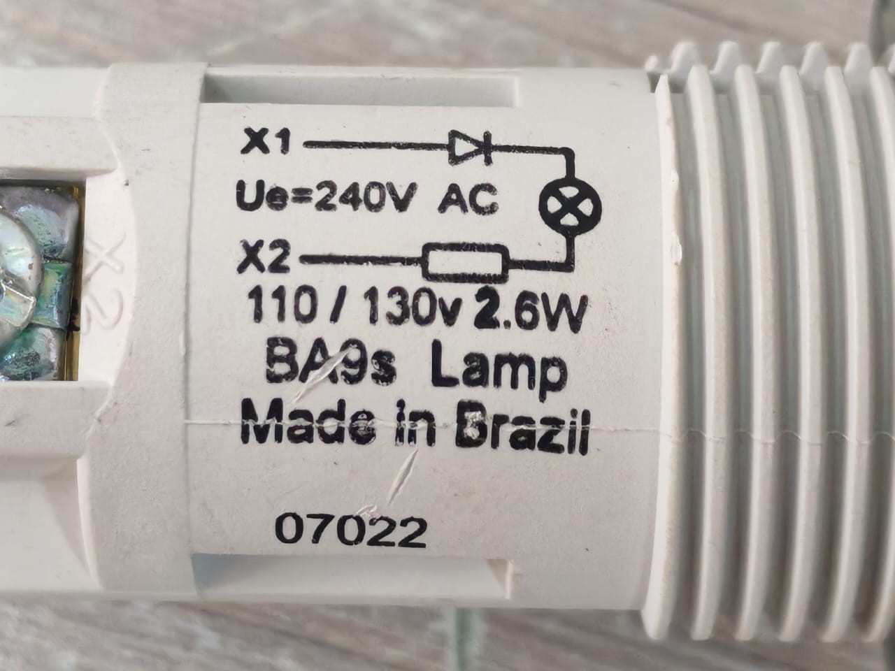 Eaton E22HRP0X8 Eaton Cutler-Hammer E22HRP0X8 White Monoblock Indicating Light Unit 4