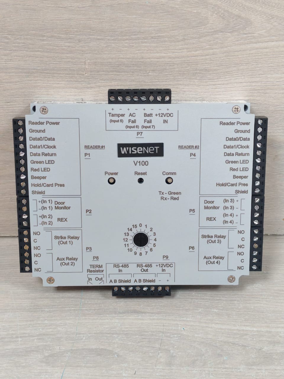 HID 70100AEP0N-H003 FW:6081-501-227 HID VertX WISENET V100 70100AEP0N-H003 FW:6081-501-227 DOOR/READER INTERFACE 3