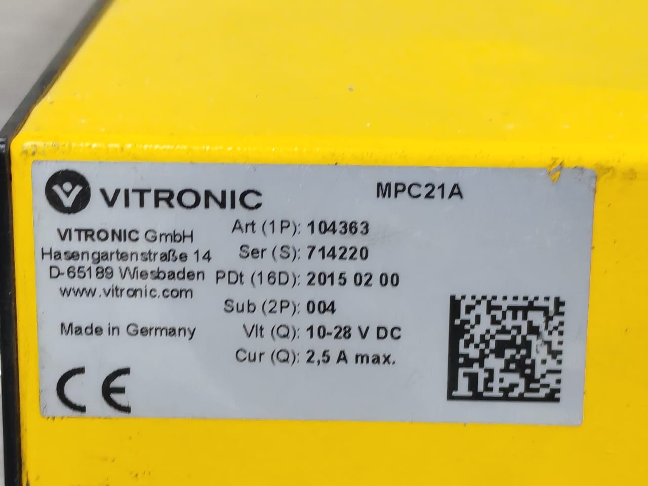 VITRONIC MPC21A-4COM-1GB Vitronic MPC21a-4Com-1GB MICROSPACE 1054-6057 Rev.10 Mini-Industrial Computer 5