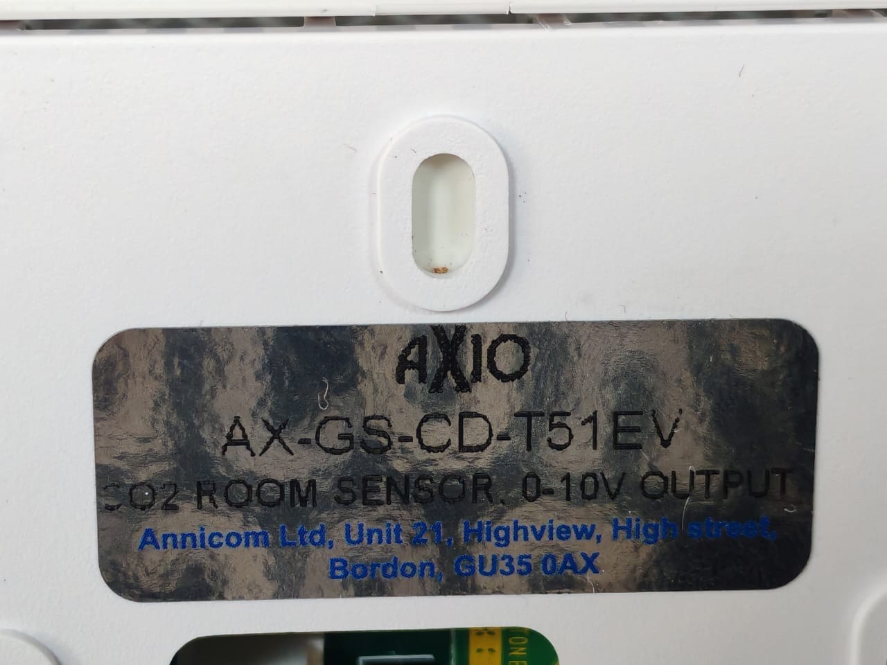 AXIO T51EV Axio AX-GS-CD-T51EV CO2 Room Sensor,0-10V 3