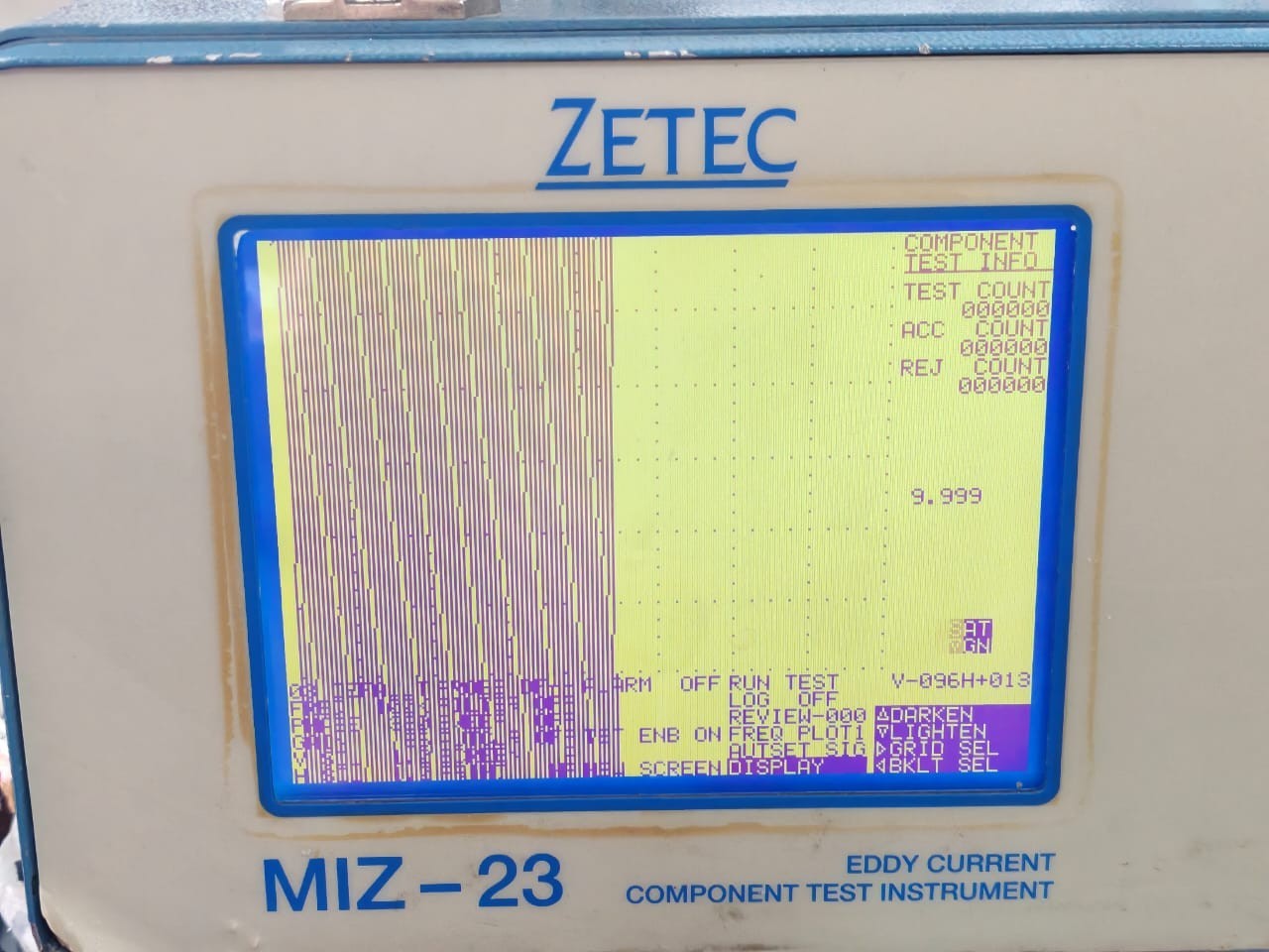 ZETEC MIZ-23 ZETEC MIZ-23 REV.1.57A EDDY CURRENT COMPONENT TEST INSTRUMENT 85-250V 2