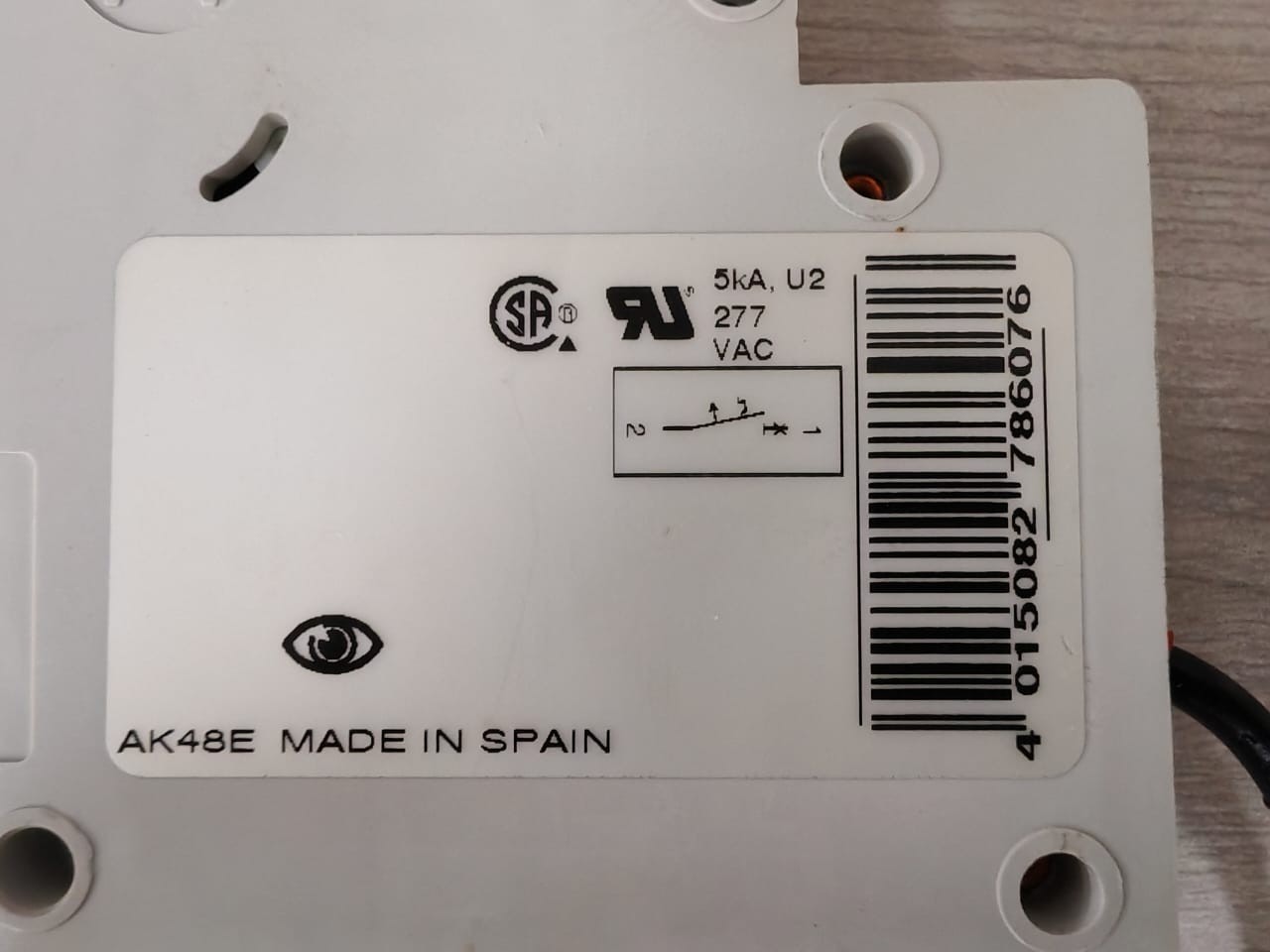 Moeller FAZ -S2/1 MOELLER XPOLE FAZ -S2/1 CIRCUIT BREAKER 6