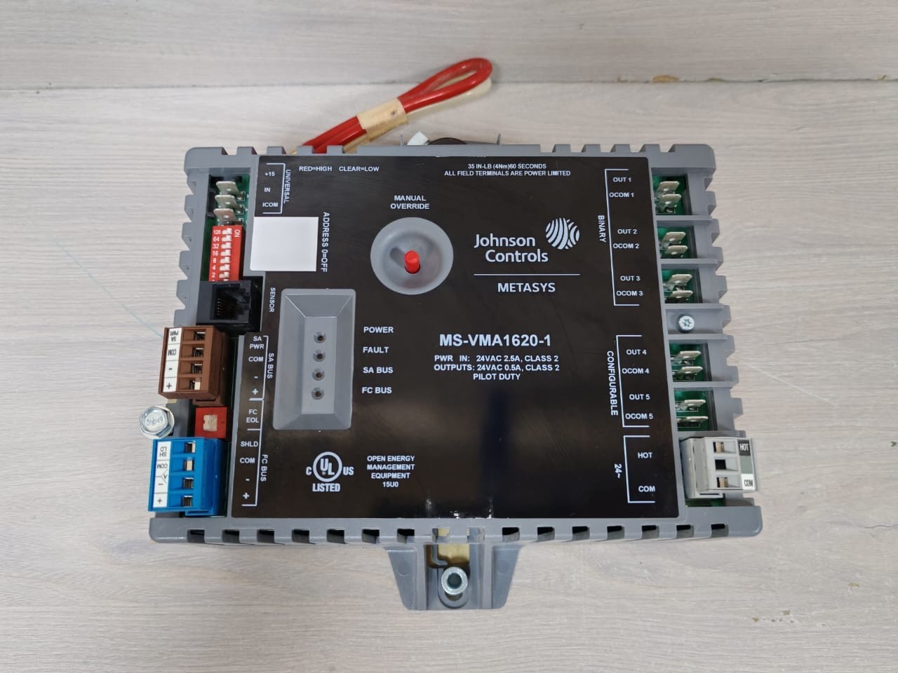 Johnson Controls MS-VMA1620-1 Johnson Controls MS-VMA1620-1 Variable Air Volume 2
