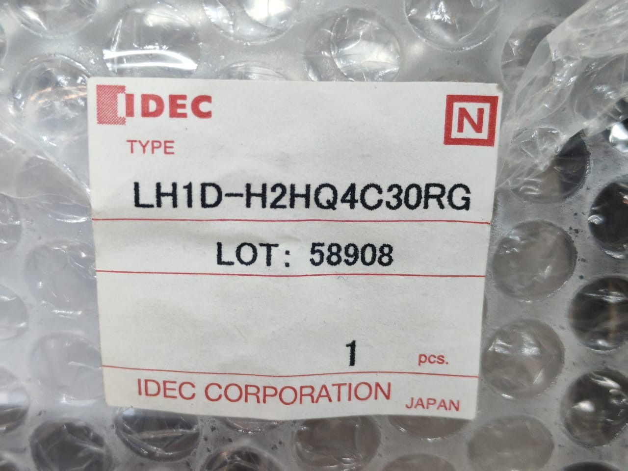 IDEC LH1D-H2HQ4C30RG IDEC LH1D-H2HQ4C30RG LED SIGNAL INDICATOR LIGHT 24V 9