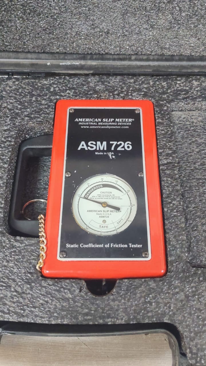 AMERICAN SLIP METER ASM-726 AMERICAN SLIP METER ASM 726 STATIC COEFFICIENT OF FRICTION TESTER 2