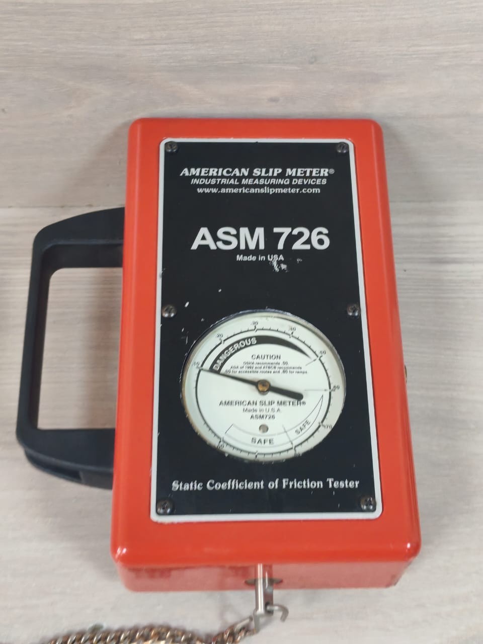 AMERICAN SLIP METER ASM-726 AMERICAN SLIP METER ASM 726 STATIC COEFFICIENT OF FRICTION TESTER 3